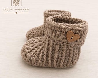 Cozy Wrap Baby Booties Crochet Pattern | Baby Booties PDF Pattern | Easy Crochet Baby Shoes | Newborn Booties Pattern