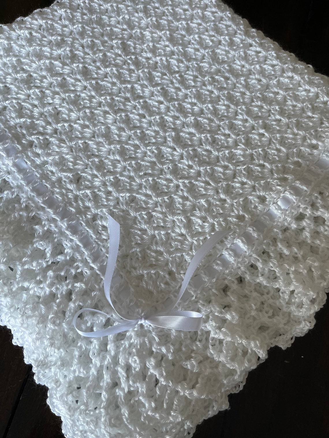 Baptism Crochet Blanket Pattern, Baptism Blanket Pattern, Crochet Christening Blanket Pattern