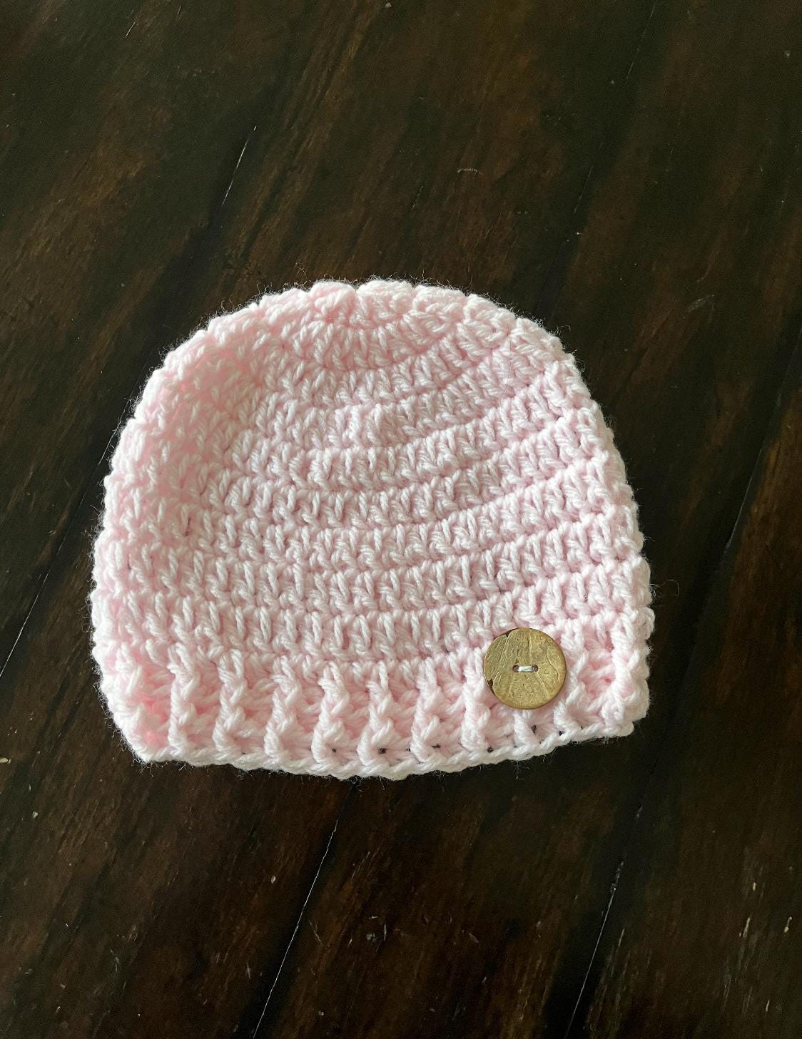 Easy Crochet Baby Hat Pattern, Beginner Friendly Beanie PDF, Newborn ...