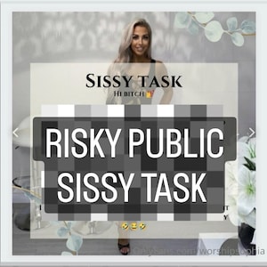 Risky public sissy task ! Mistress Sophia wants to push your sissy boundaries!  SPH | Humiliation| femdom | fetish | domme task | training
