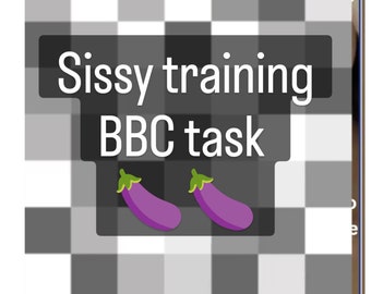 Sissy training BBC task ! I will brainwash you to be obsessed with BBC