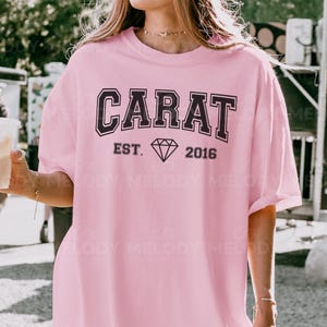 Limited CARAT Kpop T-shirt, Vintage Unisex T-Shirt, Seventeen Graphic Tee, Svt Sweatshirt, Seventeen Right Here World Tour Shirt, Kpop Gift