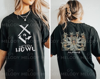 Limitado XG La primera camiseta Howl Tour Kpop / Camisa Xg / Camiseta unisex retro vintage / Camisa despertado / Camiseta gráfica XG / XG Alphaz / Nuevo ADN