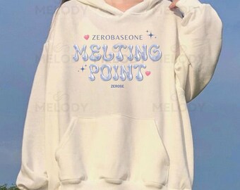 ZEROBASEONE フーディ Limited Zerobaseone Melting Point Kpop Hoodie, ZB1 Shirt, Vintage
