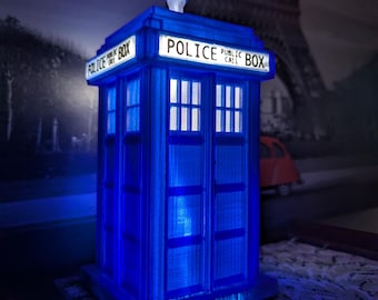 Glowing Tardis Doctor Who Inspired