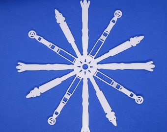 Doctor Who Sonic Screwdriver Snow Flake