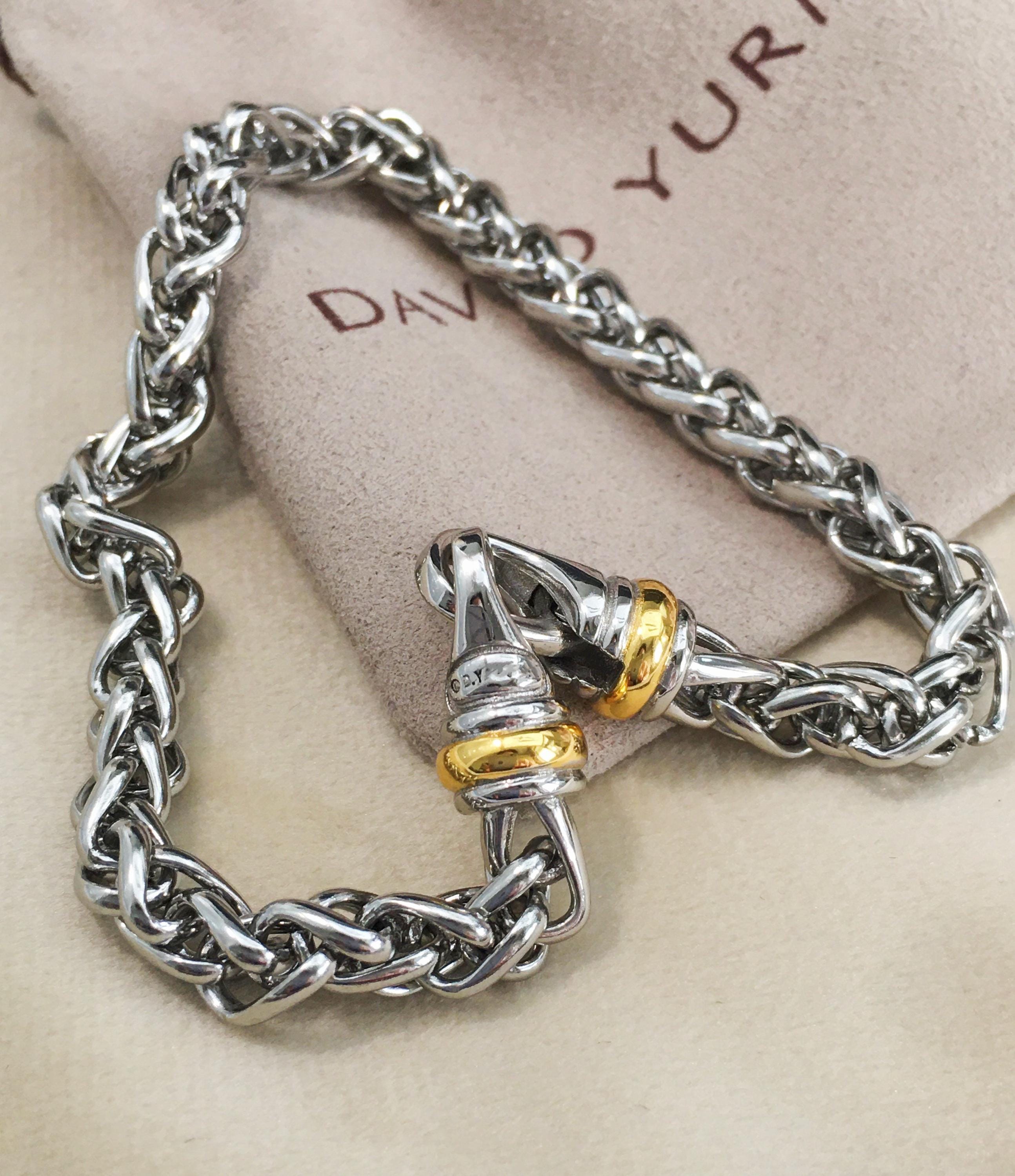 新品/特典付き DAVID YURMAN オーバルリンクチェーンブレスレット 新品