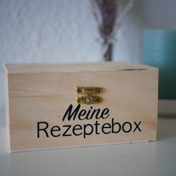 Organize your favorite recipes in style: The recipe box for order and inspiration!