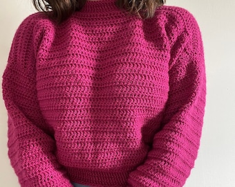 Cotton Candy Sweater | Crochet pattern in English + Dutch (Beginner friendly)