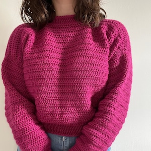Cotton Candy Sweater | Crochet pattern in English + Dutch (Beginner friendly)