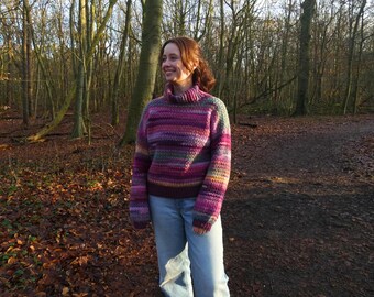Marshmallow Sweater Crochet pattern - Enlish, Dutch, German