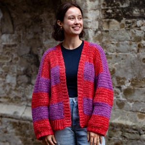 Crochet pattern Cupcake Cardigan (German, English & Dutch