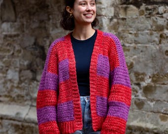 Crochet pattern Cupcake Cardigan (German, English & Dutch