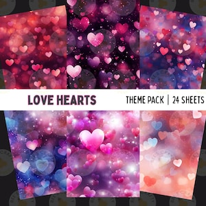 Love Hearts - Release Paper for Diamond Painting