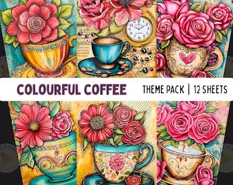 Colourful Coffee - Release Paper for Diamond Painting