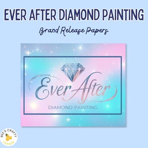 RELEASE PAPIER | Ever After Diamant Malerei Branded Trennpapier | Wiederverwendbares Trennpapier für Diamantmalerei