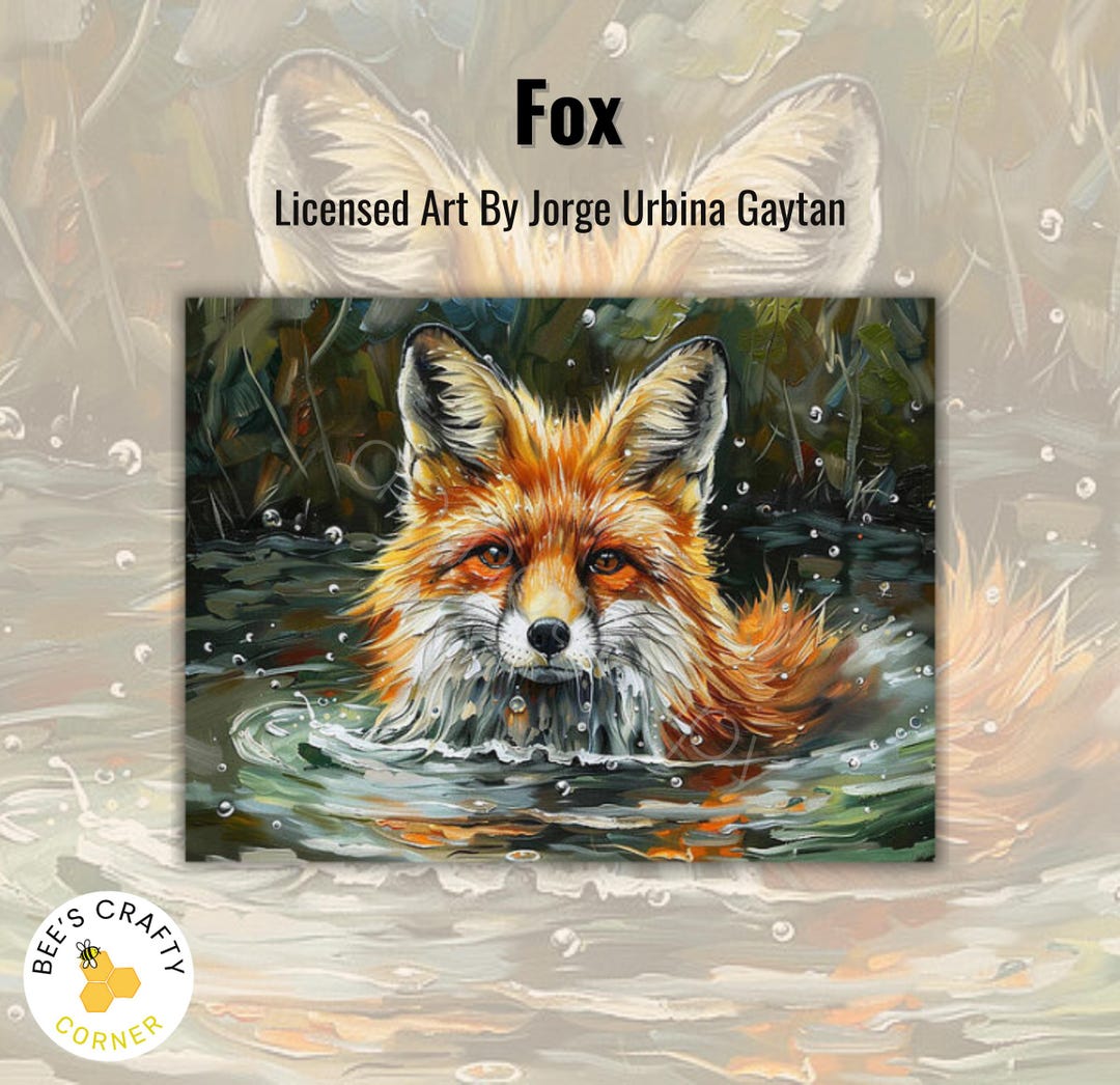 RELEASE PAPER | Fox by Jorge Urbina - Licensed Release Papers - Etsy