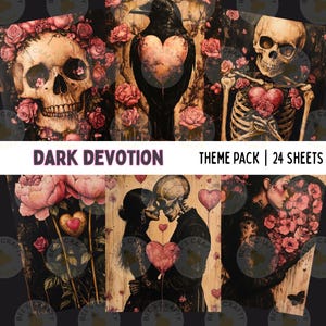 Dark Devotion - Release Paper for Diamond Painting