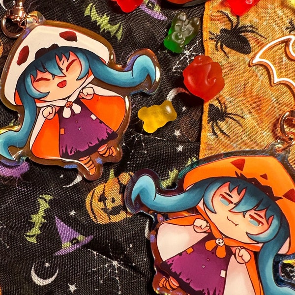 Hatsune Miku - Double-sided Halloween Charm!