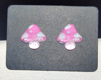Tiny Strawberry Stud Earrings