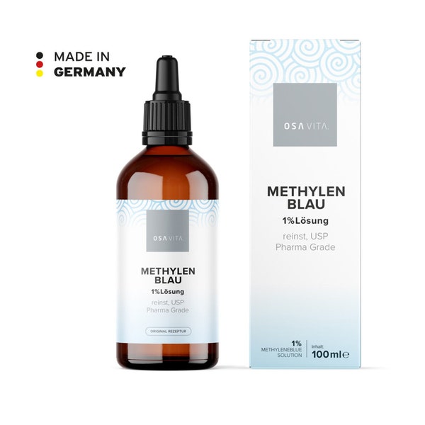 OSAVITA® methyleenblauwoplossing 1%, USP-kwaliteit 100 ml