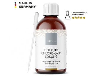 OSAVITA® CDL 0,3% Chlordioxid Lösung zur Trinkwasserdesinfektion