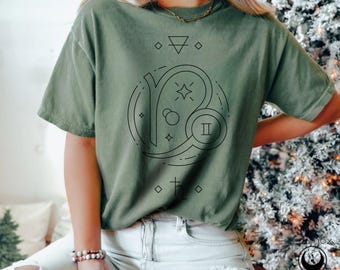 Capricorn Elements T-shirt, Astrology Shirt - Zodiac Shirt for Women, Men and Astrology Lovers