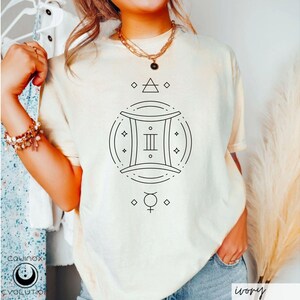 Gemini Elements T-shirt, Astrology Shirt - Zodiac Shirt for Women, Men and Astrology Lovers