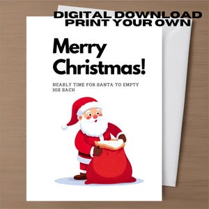 Rude Christmas Greeting Card Digital Download Printable Funny Dirty Girl Boy Friend Bestfriend Inappropriate Card Xmas Card Humour Crude