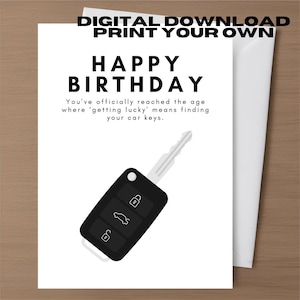 Cartes de voeux d'anniversaire grossier Carte sale drôle en téléchargement numérique Imprimable garçon ami mari Carte d'anniversaire inappropriée Humour brut