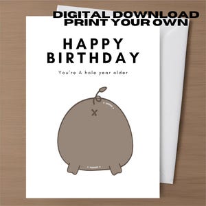 Unhöflich Geburtstag Grußkarten Lustige schmutzige Karte digitaler Download druckbare junge Freund Mann unangemessene Geburtstagskarte Humor grob
