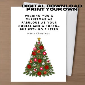 Rude Christmas Greeting Card Digital Download Printable Funny Dirty Card Girl Friend Bestfriend Inappropriate Cards Xmas Card Humour Crude