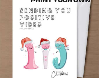 Rude Christmas Greeting Card Digital Download Printable Funny Dirty Card Girl Friend Bestfriend Inappropriate Cards Xmas Card Humour Crude