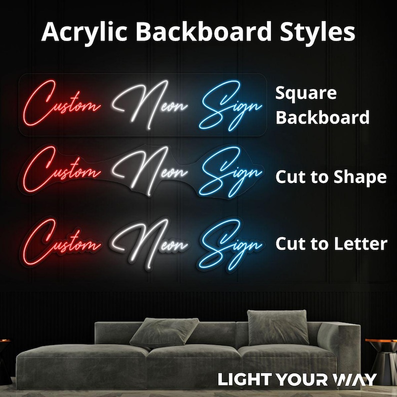 Custom LED Neon Sign - Business Logo, Personalized Design - Etsy