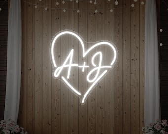 Personalized Wedding Neon Sign | Custom LED Engagement Party Decor