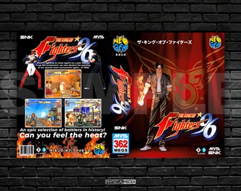 King of Fighters 96 Neo Geo MVS Shockbox Custom Cover