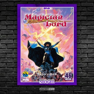 Magician Lord - Neo Geo MVS Shockbox Custom Cover - Digital Download - Physical Media Exclusive