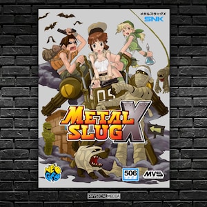 Metal Slug X Neo Geo MVS Shockbox Custom Cover - Digital Download - Physical Media Exclusive - MSX