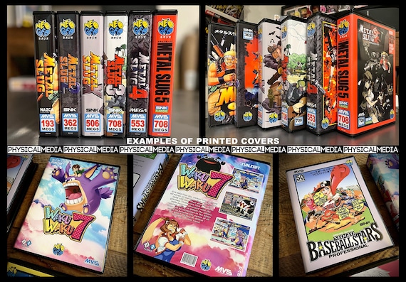 Metal Slug X Neo Geo MVS Shockbox Custom Cover - Digital Download