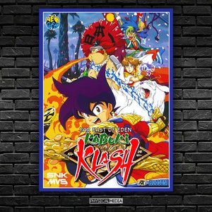 Kabuki Klash - Neo Geo MVS Shockbox Custom Cover - Digitale download - Exclusief voor fysieke media - Verre Oosten van Eden: Kabuki Klash