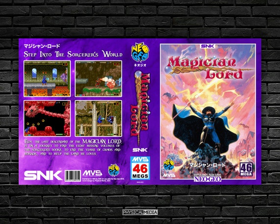 Magician Lord - Neo Geo MVS Shockbox Custom Cover - Digital