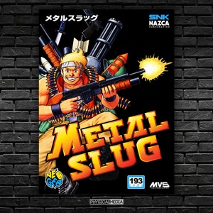 Metal Slug Neo Geo MVS Shockbox Custom Cover - Digital Download - Physical Media Exclusive - Super Vehicle 001