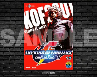 2004 King of Fighters Maximum Impact Framed Print Ad/poster PS2