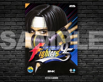 額入りキング・オブ・ファイターズ 95 ポスター - レトロ ゲーム