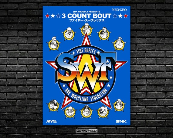 SNK FIRE SUPLEX アーケード ネオジオ ポスター ネオジオ MVS