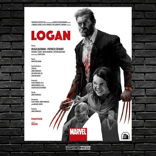 Logan Custom Blu Ray Cover - Digital Download - Physical Media Exclusive - Designed for Criterion Case Only - Wolverine MCU