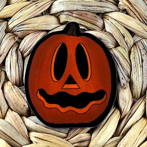 Pegatina de vinilo de calabaza tonta-impermeable