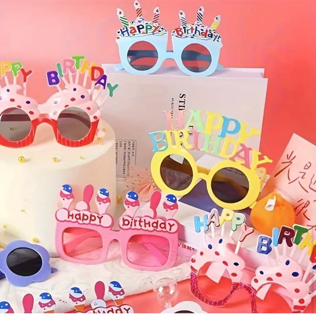 Spectacles Gift Birthday Party Funny Cute Glasses Gifting, Party Birthday Cupcake ...