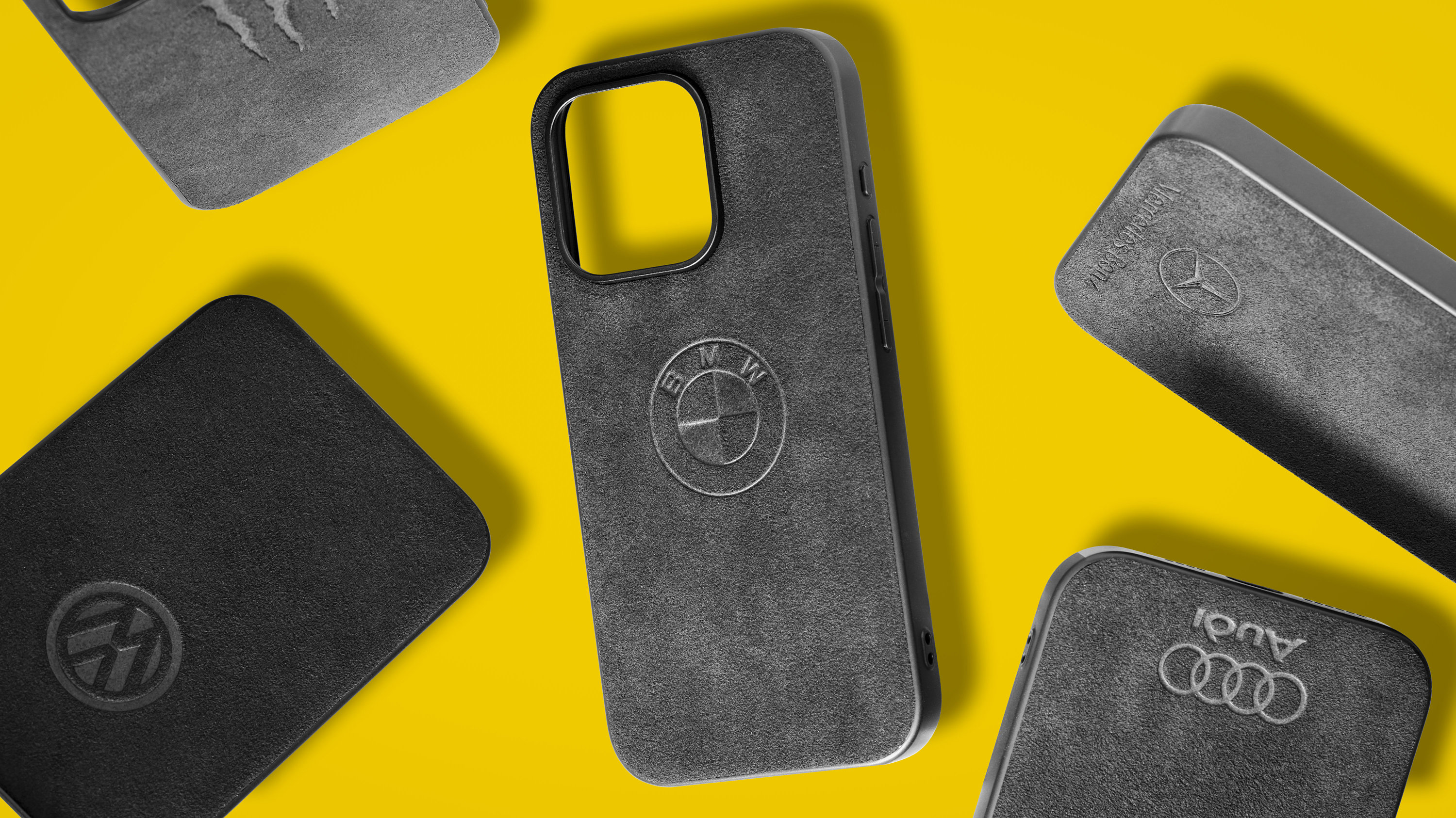 Alcantara Mercedes-benz Case iPhone 17 Pro / iPhone 16 Pro