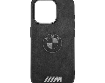 Funda BMW Alcantara para iPhone